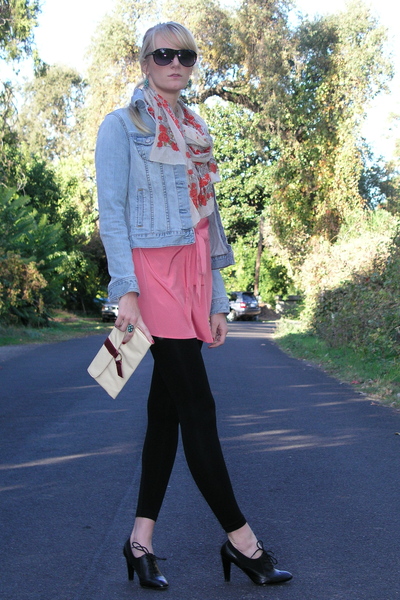 Target top - Old Navy jacket - Ellen Tracy shoes - Forever 21 scarf - vintage. pink Target top $20 \\ buy at Target
