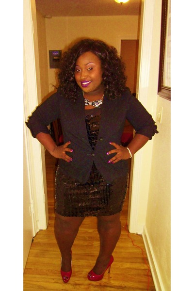 Sequins Dresses on Sequin Dress Dresses Blazers Jessica Simpson Pumps All Black