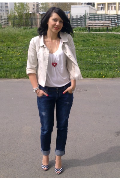 H&M blazer - Levis jeans