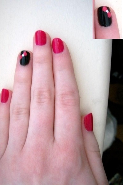 pink nail polish designs. hot pink nail polish Milani