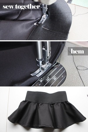 Black-peplum-skirt